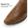 image:imageDREAM PAIRS Cowboy Cowgirl Knee High Boots for WomenBrown