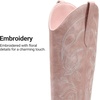 image:imageDREAM PAIRS Cowboy Cowgirl Knee High Boots for WomenLight Pink