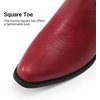 image:imageDREAM PAIRS Cowboy Cowgirl Knee High Boots for WomenRed