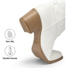 image:imageDREAM PAIRS Cowboy Cowgirl Knee High Boots for WomenWhite