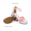 image:imageDREAM PAIRS Girls Dress Shoes Wedding Flower HeelsRainbow