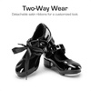 image:imageDREAM PAIRS Girls Mary Jane Tap ShoesBlackPat