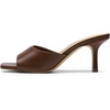 image:imageDREAM PAIRS Womens Comfort Square Toe Kitten Mule HeelsBrown