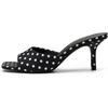 image:imageDREAM PAIRS Womens Comfort Square Toe Kitten Mule HeelsPolka Dot