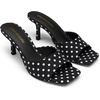 image:imageDREAM PAIRS Womens Comfort Square Toe Kitten Mule HeelsPolka Dot