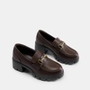 image:imageDREAM PAIRS Womens Platform Chunky LoafersBrown