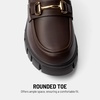 image:imageDREAM PAIRS Womens Platform Chunky LoafersBrown
