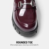 image:imageDREAM PAIRS Womens Platform Chunky LoafersBurgundypat