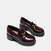 image:imageDREAM PAIRS Womens Platform Chunky LoafersBurgundypat
