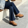 image:imageDREAM PAIRS Womens Platform Chunky LoafersLight Brown