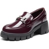 Burgundy-pat