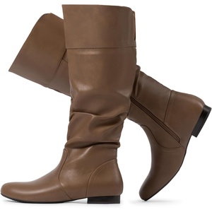 image:imageDREAM PAIRS Womens Wide Calf Knee High BootsWideCalfCamel